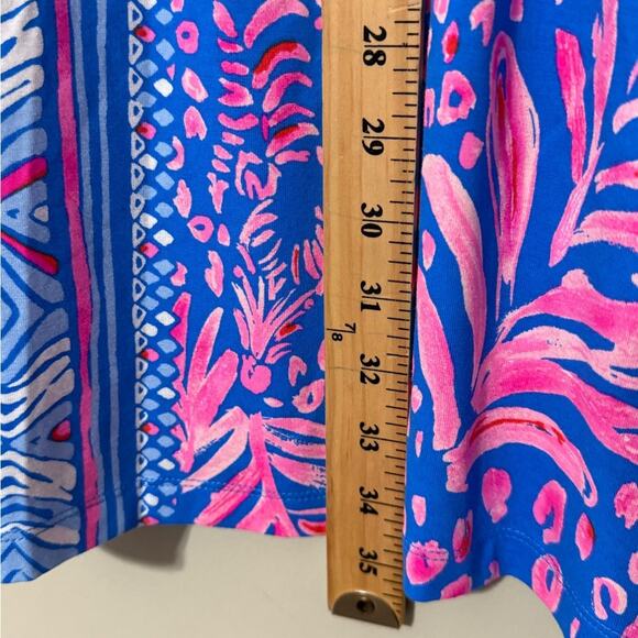 Lilly Pulitzer OPHELIA swing dress size medium 3/4 sleeves tropical resort wear - Picture 7 of 13